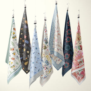 sophisticated silk scarves by artist and textile designer Darya Karenski