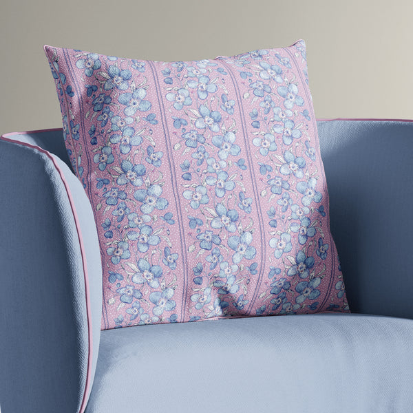 Sophisticated feminine floral pillow by small woman owned US business