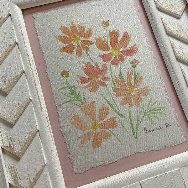 Darya Karenski gestural floral watercolor painting