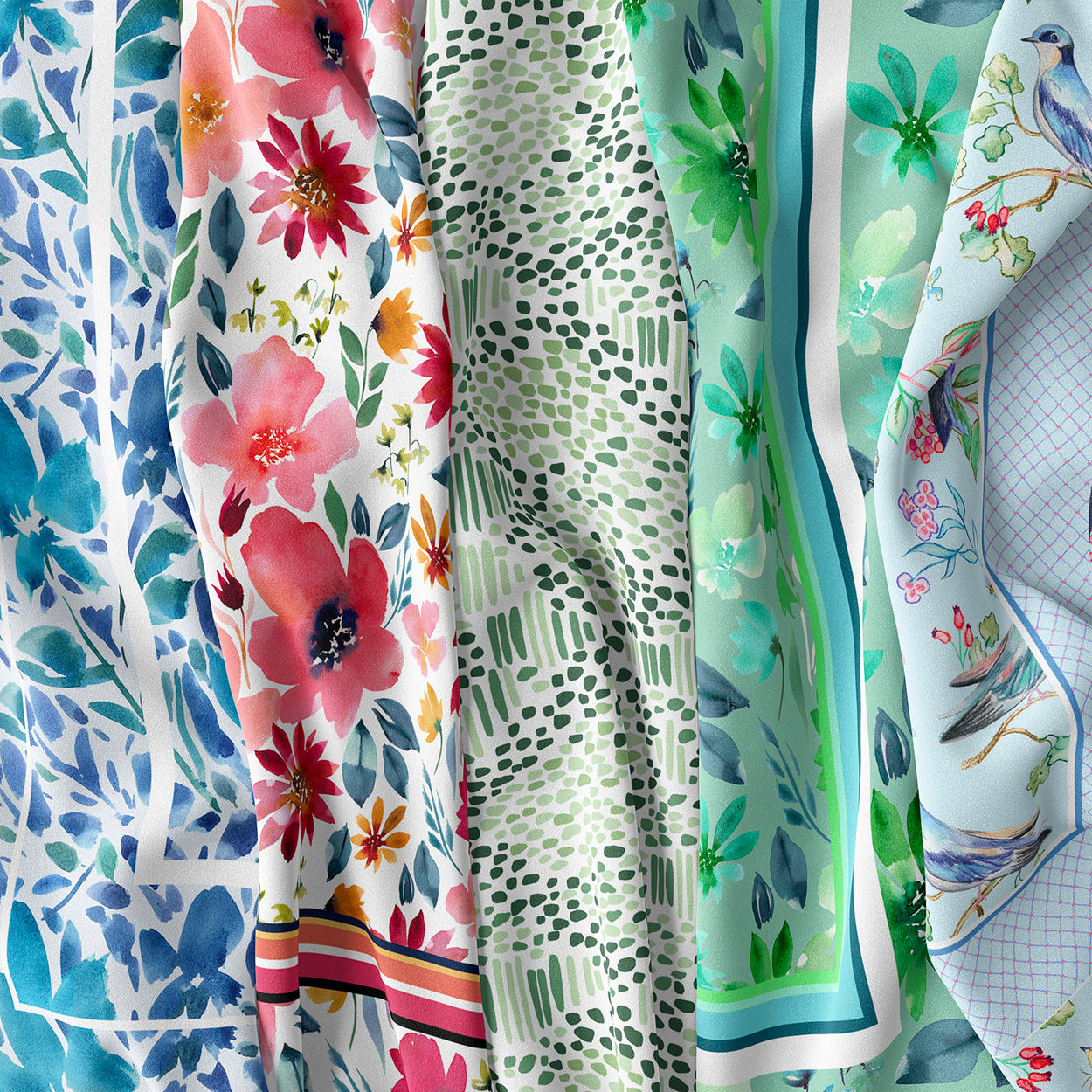 Floral &amp; All Over Print Scarves