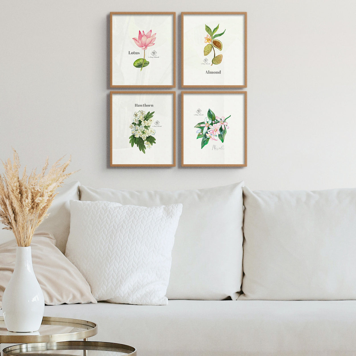 Mini Art Prints - Fragrant Plants, Perfume Notes