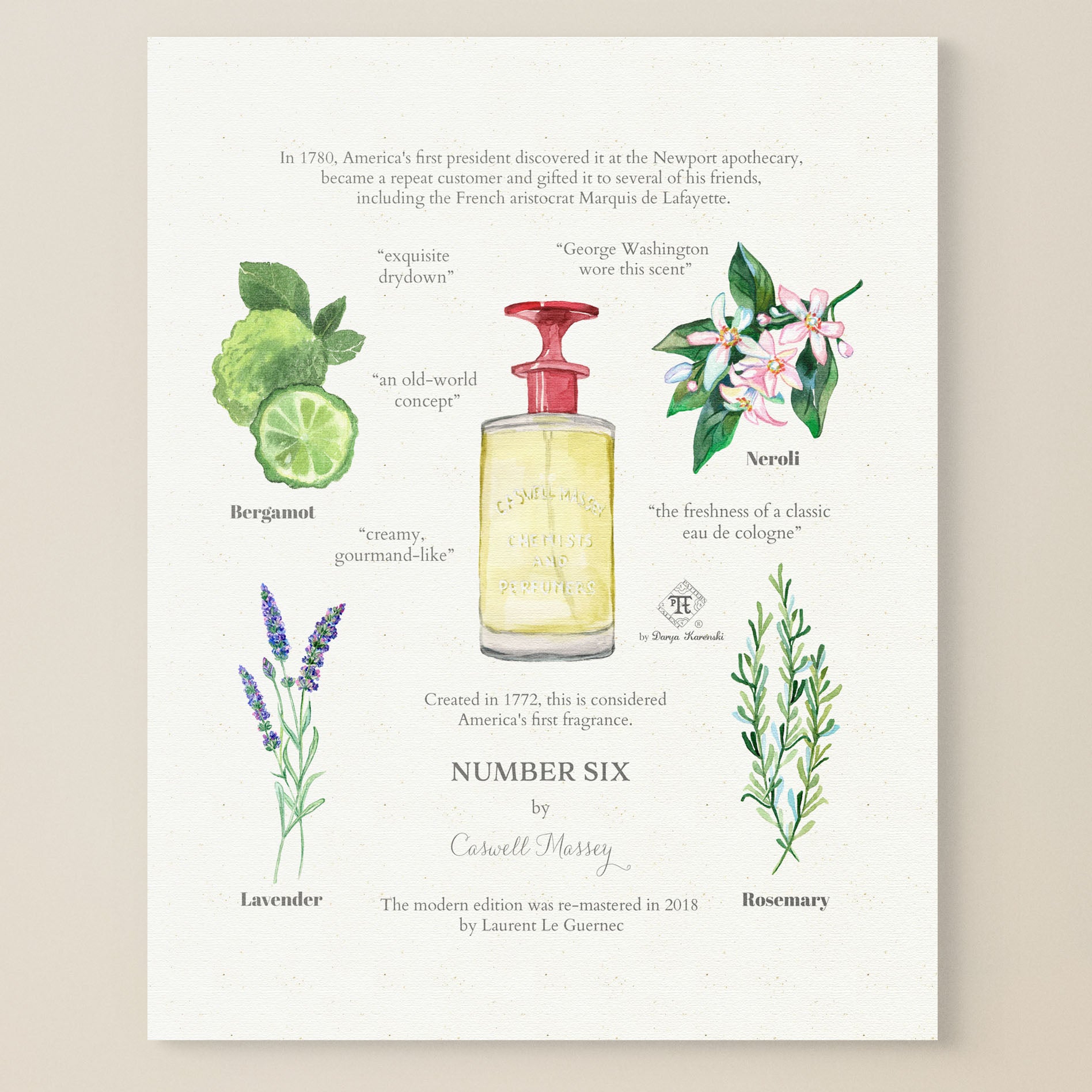 Fragrance Illustration Art Prints – patterntalent
