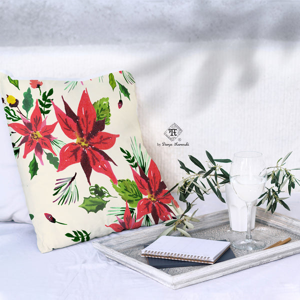 Luxury decorative pillow by Darya Karenski made in USA