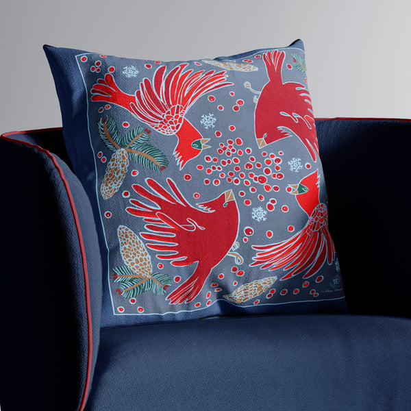 Luxury decorative pillow by Darya Karenski made in USA 